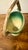 Roseville Bushberry Green Art Pottery Basket For Sale - Image 9 of 12