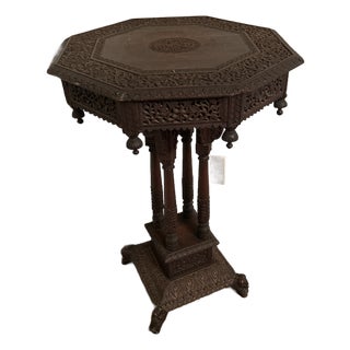 Antique Asian Lamp table For Sale