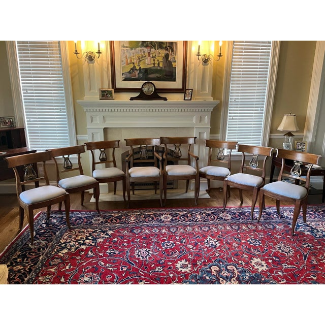 1800’s Dining Chairs Biedermeier Style Italy For Sale In Seattle - Image 6 of 7