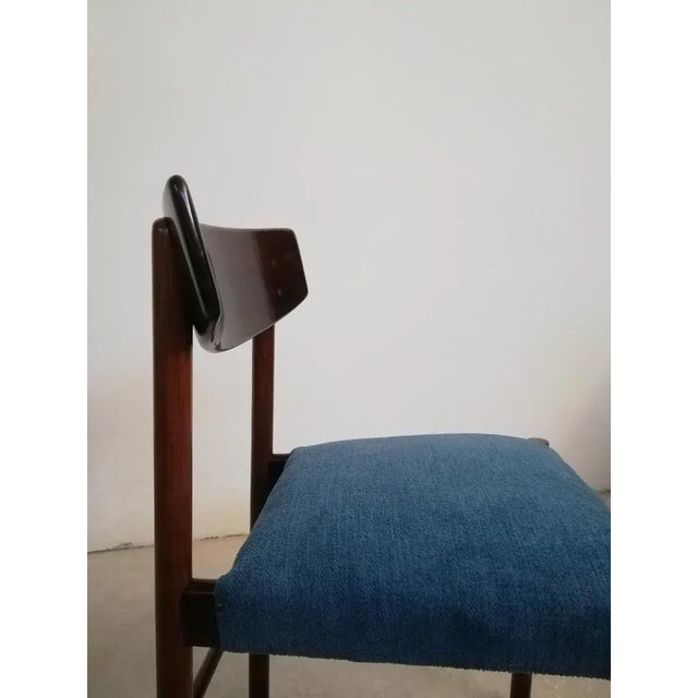 1960s Mid-Century Danish Style Dining Chairs in Mahogany & Rosewood,1960, Set of 4 For Sale - Image 5 of 18