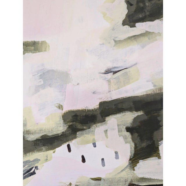 Contemporary 'Catching Hold' Original Mini Abstract Acrylic Painting, Framed For Sale - Image 11 of 11