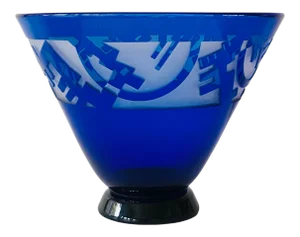 1980s Steven Correia Postmodern Art Glass