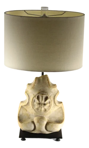17th / 18th C. Baroque Carved Marble Frontispiece Corbel Mounted as a Lamp