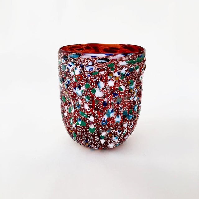 Vintage Italian Murano Glass Water Glasses by Burlesque Verres for Ribes, 2010s, Set of 6 For Sale - Image 14 of 18