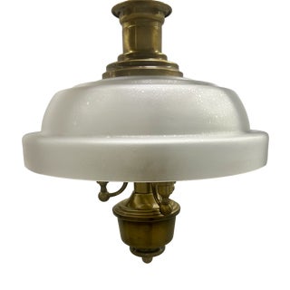 Three-Light Brass Pendant Light, 1977 For Sale