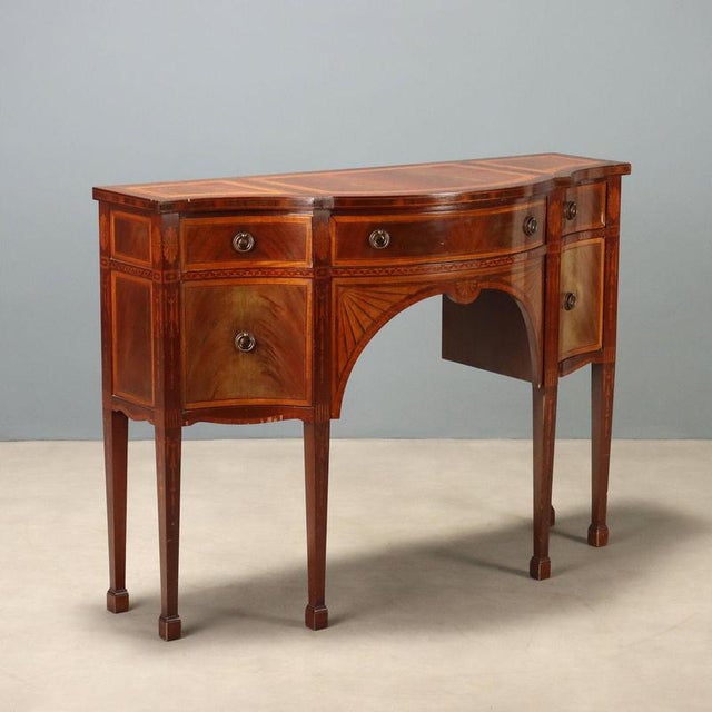 Victorian Style Mahogany Sideboard with Inlays For Sale - Image 12 of 12