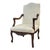 Mid 20th Century Carved Bishops French Upholstered Chair For Sale
