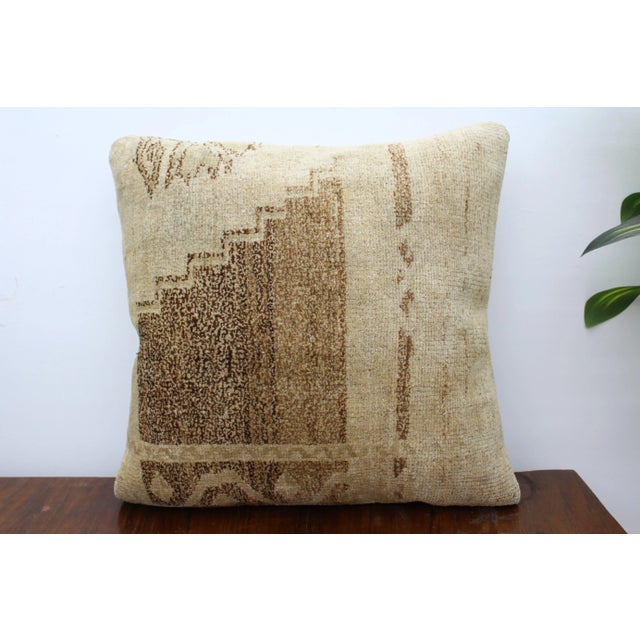 Turkish Rug Decorative Pillow Cover - 20"x20" For Sale - Image 9 of 9