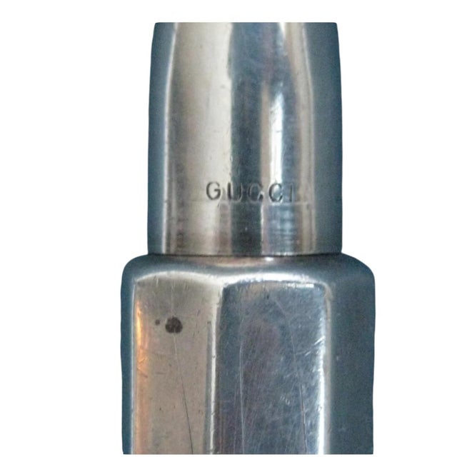 Gucci Silver 925 Gold Plated & Lucite Luxury Pen and Letter Opener Set For Sale In San Francisco - Image 6 of 10