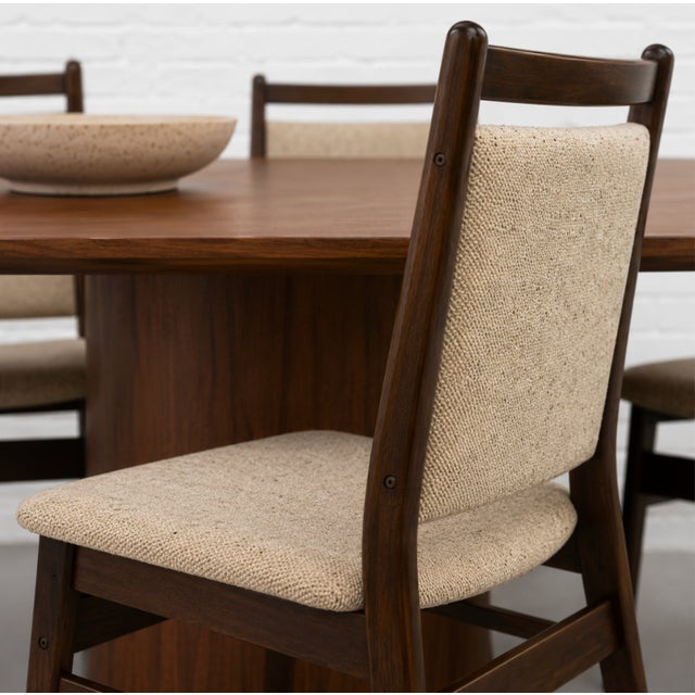 Set of Six - Mid Century Modern Dining Chairs, Made in Denmark, C. 1960’s | Danish Beech Scandinavian Chairs For Sale - Image 9 of 15