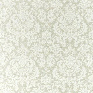 Zoffany Tours Weave Fabric in Platinum White For Sale