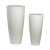 Contemporary Cream Terrazzo Planter Set of Two For Sale - Image 3 of 3