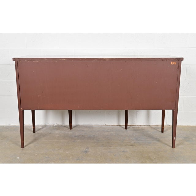 Baker Furniture Federal Inlaid Mahogany Sideboard Credenza For Sale - Image 15 of 16