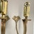 Gold Large Brutalist Bronze Brass Wall Sconces, Italy, 1970s, Set of 2 For Sale - Image 8 of 16