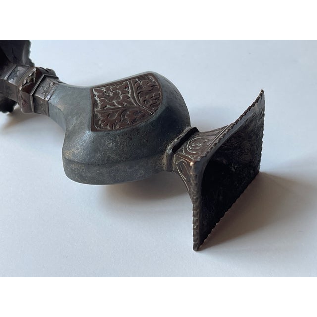 Antique 19th Century Indian Engraved Copper Perfume Bottle For Sale - Image 13 of 15