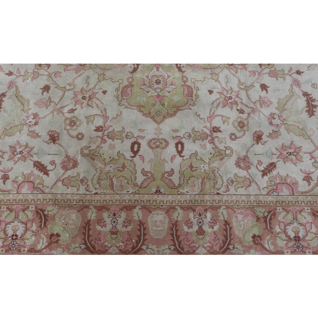 Textile Keivan Woven Arts Large Vintage Indian Amritsar Rug For Sale - Image 7 of 16