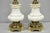 Stiffel Vintage Stiffel Empire Style Burnished Brass & Porcelain Table Lamps (C) - Pair For Sale - Image 4 of 12