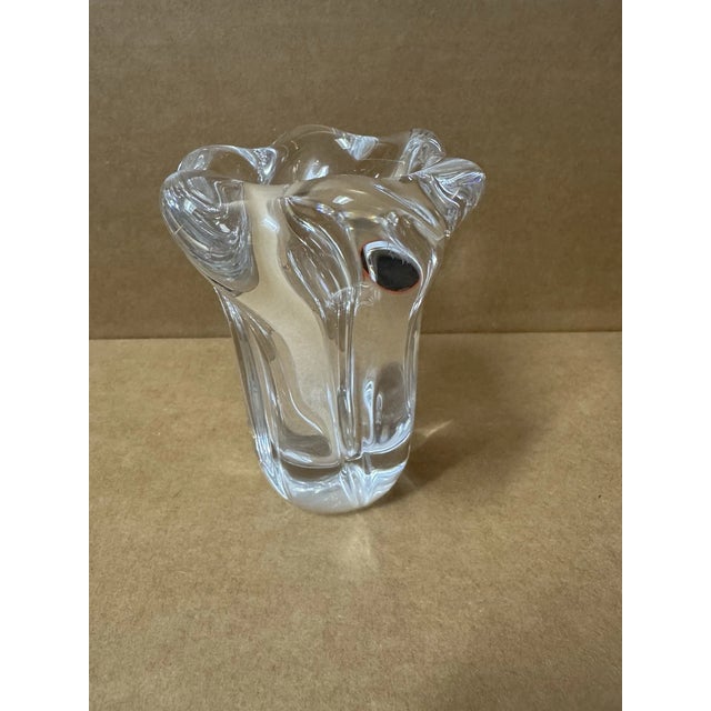 This exquisite free form crystal vase by Daum France showcases the brand’s renowned artistry and exceptional...
