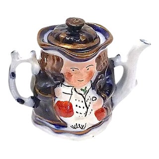 Antique British Gentleman Teapot For Sale
