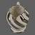 Cream Vintage Sadler England Silver & Cream Swirl Porcelain Milk Pitcher For Sale - Image 8 of 9