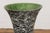 Tall Prem Collection Artisan Made Black & White Vase with Dripping Décor For Sale - Image 9 of 12