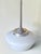 Vintage pendant light with a white opaline glass shade. Height 69 cm Diameter 28 cm In good condition / signs of wear and...
