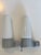 Mid-Century Modern Wall Lights in Opaline Glass and Ceramic by Sigvard Bernadotte for Ifö, 1960s, Set of 2, in Flawless...