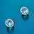 Natural Topaz Diamond Stud Earrings 14k W Gold 6.98 TCW Certified For Sale - Image 12 of 17