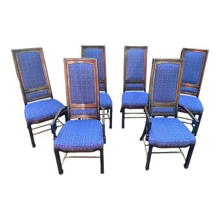 Mastercraft Attributed Dining Chairs - Set of Six 6 by Bernhard Rohne For Sale