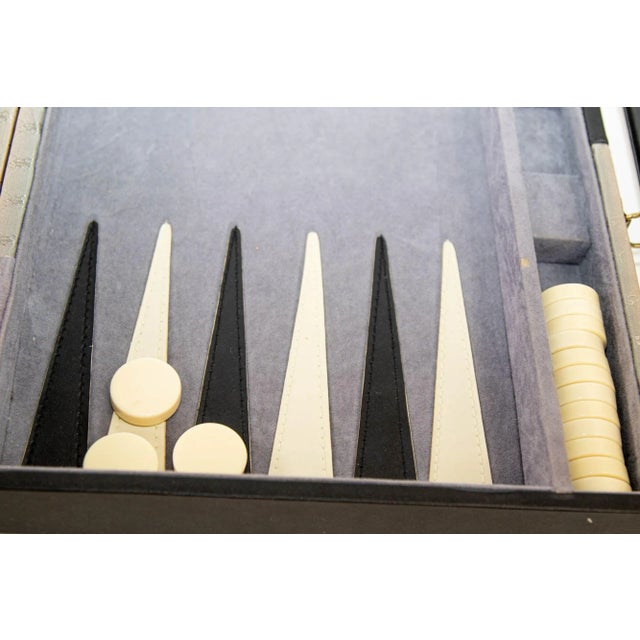 Vintage Backgammon Dominos Briefcase With Multiple Games For Sale In Palm Springs - Image 6 of 12