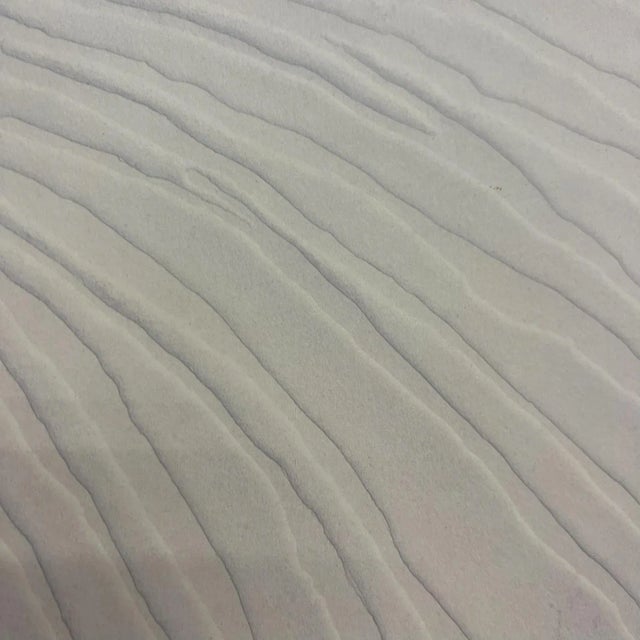 Gray 1984 Norma Andraud Modern Art Los Angeles Ca Many Feathers Embossed Poster For Sale - Image 8 of 9