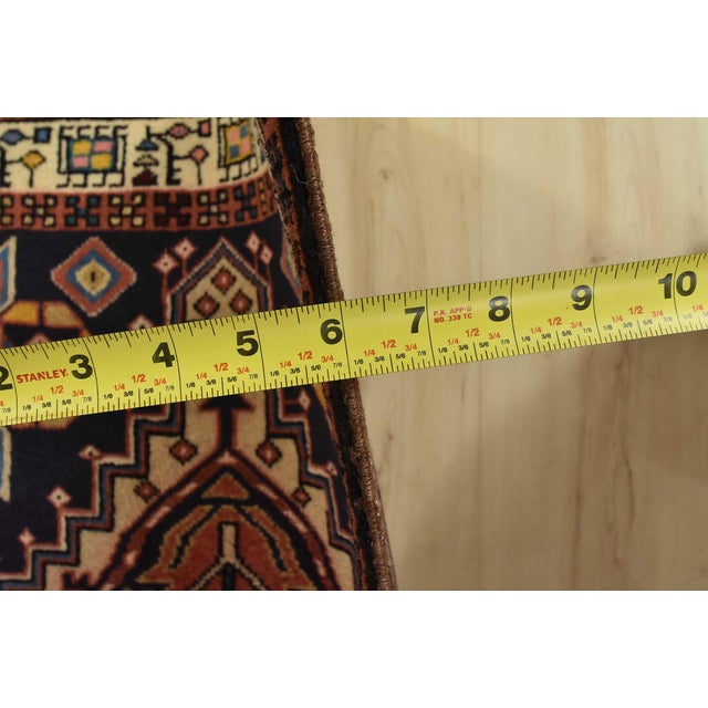 Sarab Runner 2’6” X 10’5” Beige Wool Vintage Tribal Hand-Knotted Oriental Rug For Sale - Image 12 of 14
