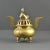 Gold Japanese Incense Burner with Lion Decoration Lid For Sale - Image 8 of 9