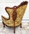 Victorian Rococo Revival Carved Bird Crest Music Room Wingback Armchair For Sale - Image 13 of 18