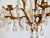 Italian Tole Gold Triple Arm Candle Wall Sconce With Crystals For Sale - Image 11 of 12