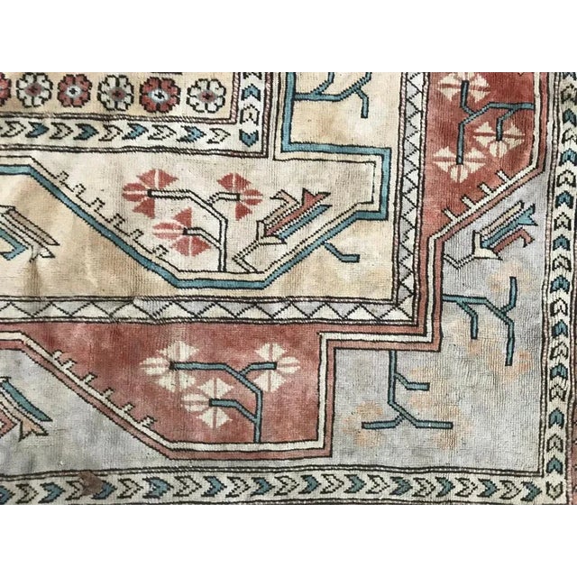 Large Vintage Turkish Kars Rug For Sale - Image 6 of 17