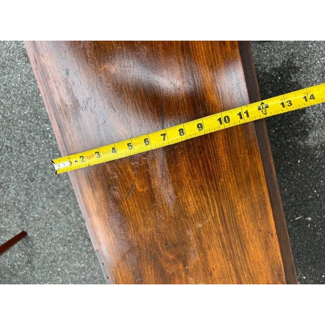 Early 20th Century Antique Pine Drop Leaf Table For Sale - Image 9 of 11