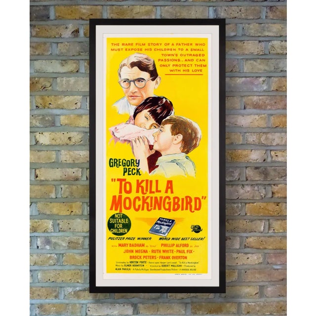 A scarce original stone lithograph poster for the first Australian release of the 1962 American film adaptation of Harper...
