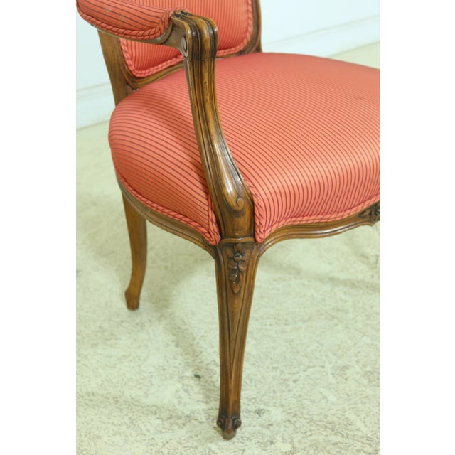 Vintage French Louis XV Style Open Armchair For Sale In Philadelphia - Image 6 of 12