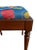 Singer & Sons Mid 20th Century Vintage Singer Sewing Machine Stool Upholstered Seat For Sale - Image 4 of 5