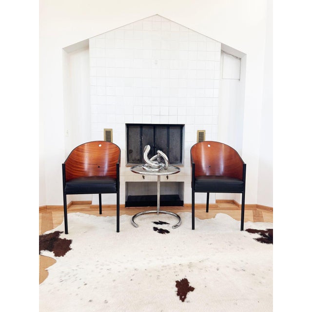 Original 1984 "Costes" Dining Chairs Attributed to Philippe Starck for Driade — Set of 4 For Sale - Image 15 of 16