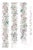 Mahjong Floral Stripe Grasscloth Wallpaper by House Party | Green Dragon | 8 Yards For Sale