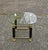 Italian Faux Tusk Glass Side Table, 1980s For Sale - Image 4 of 16
