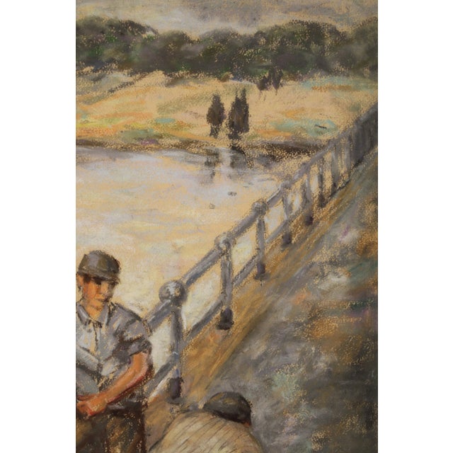 Pastel on Paper by Julian Joseph (1882-1964) For Sale - Image 9 of 13