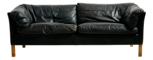 Danish Leather Sofa by Nielsen, 1970s