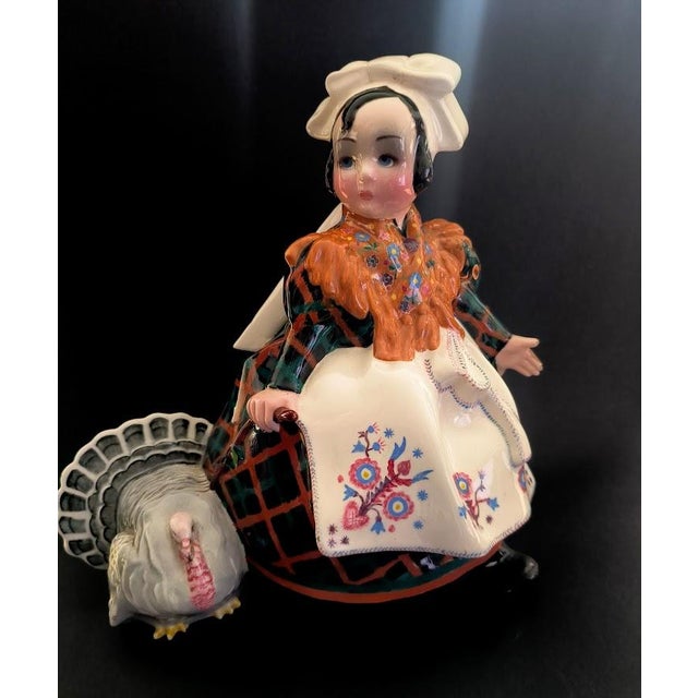 Peasant Girl with Traditional Clothes by Sandro Vacchetti for Essevi, Turin, 1930s For Sale - Image 11 of 11