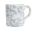 This hand-painted mug is the perfect size and the varying hues of gray and white in a unique pattern make this a very...