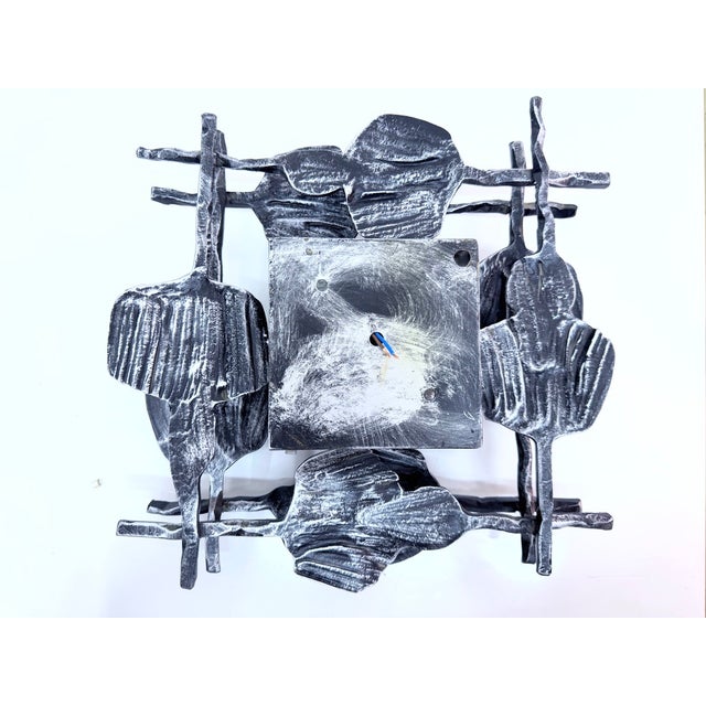 Metal Brutalist Wall Lamp by Albano Poli for Poliarte, 1960s For Sale - Image 7 of 11