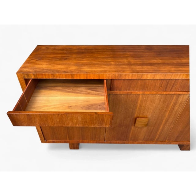 1960s Danish Modern 1960s Walnut Credenza – Fully Restored Mid-Century Sideboard For Sale - Image 5 of 13
