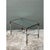 Vintage Rectangular Metal and Glass Table After Maison Jansen For Sale In West Palm - Image 6 of 13